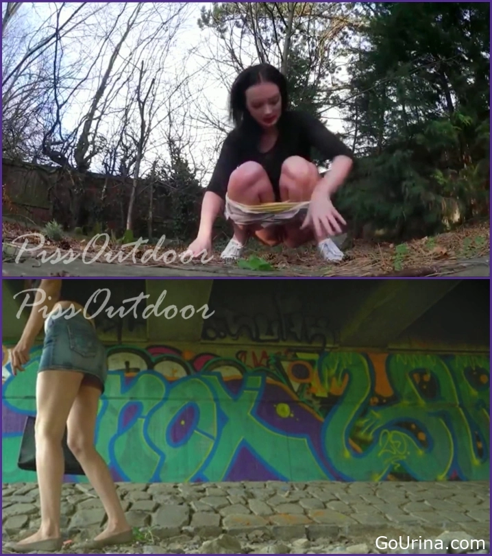 Wet and Raw - Piss Outdoor Teens Compilation, drip pee - 2025