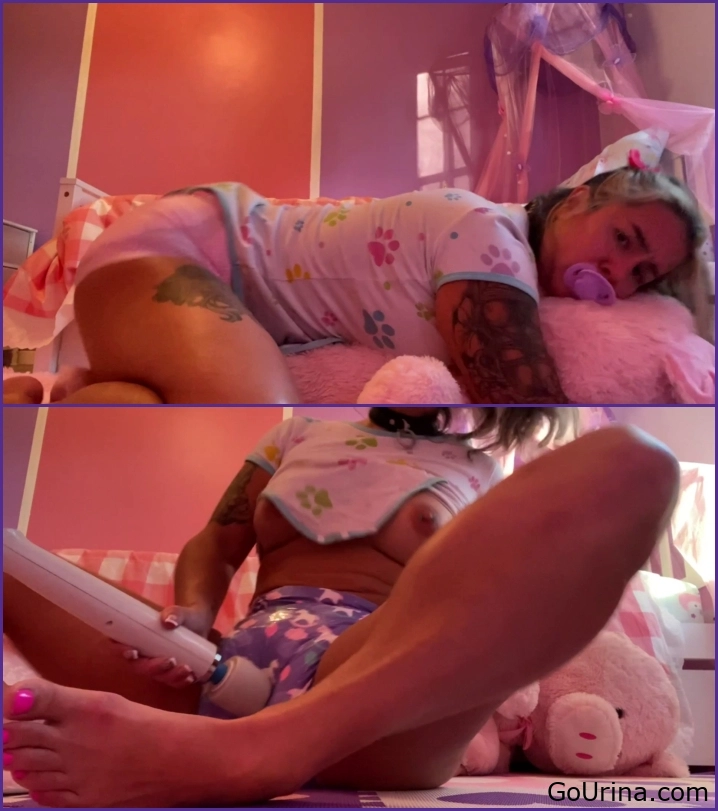Dripping in Bed - Wet Diaper Pillow Humping Cumfest, Misty Meaner, pee ride - 2025