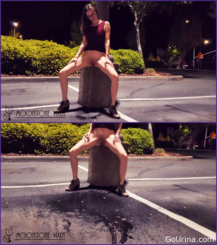 Wet Girl Morning, Shamless peeing at public parking, MPEG-4, MoonstoneVixen, 87.1 MB, 2025, pissing habit
