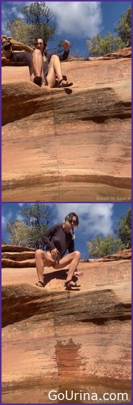 Piss Party, Steph-In-Space – Peeing on Rock., MPEG-4, 42.9 MB, 2025, calm sparkle