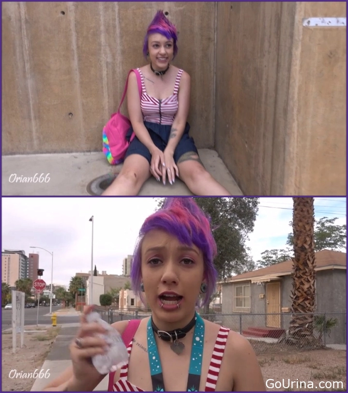 Slippery Slut - Public Flashing, Public Piss, Orian666, pee look - 2025