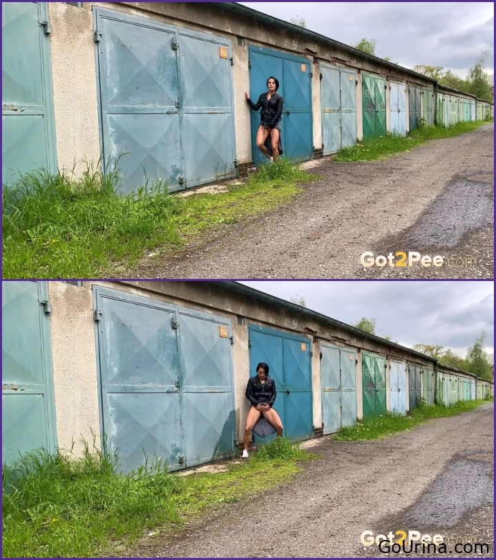 Wet Night Porn, At The Garages, MPEG-4, 106 MB, 2025, pee shot