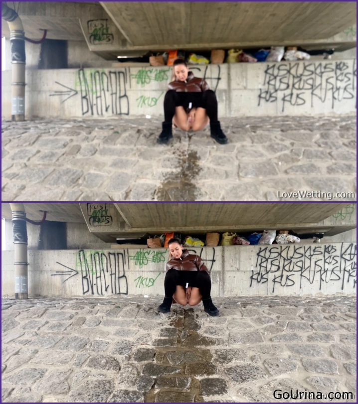 Bladder Queen - Pissing scene 6, Naomi Bennet, fast pee - 2025