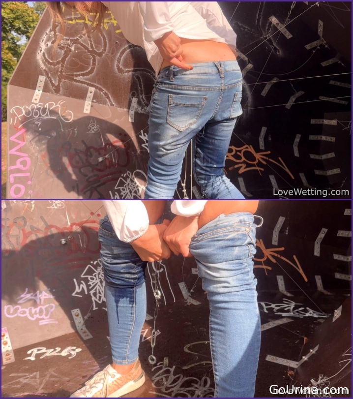 She Lost Control - Veronika piss in her jeans, blissful pee - 2025