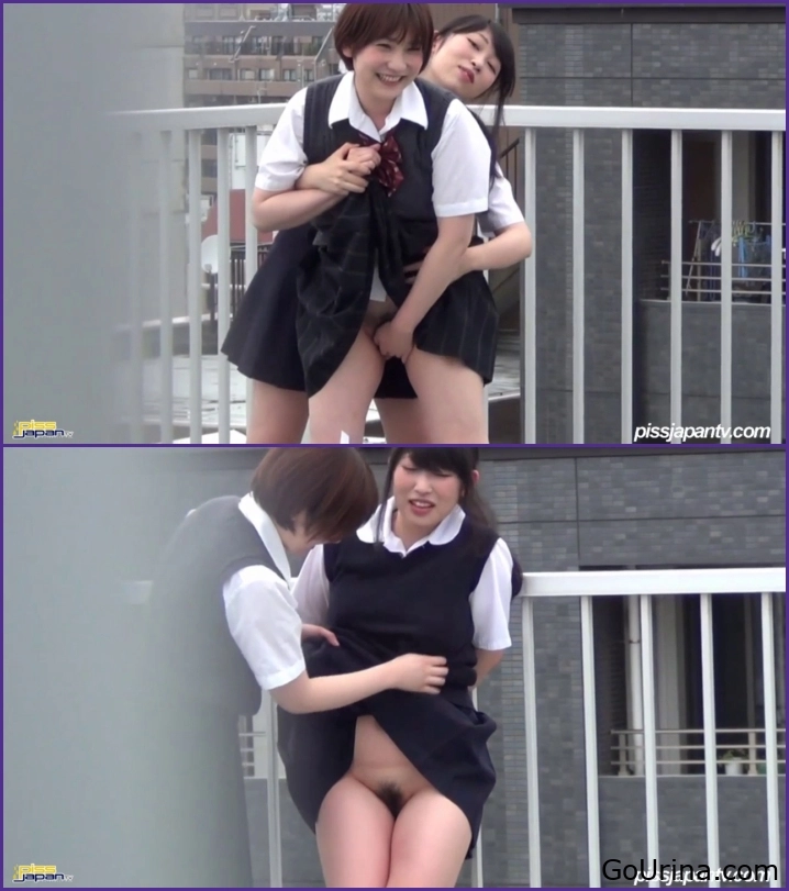 Water Works - Helping Friend For Pee Japanese Schoolgirls Pissing Public, pee flash - 2025