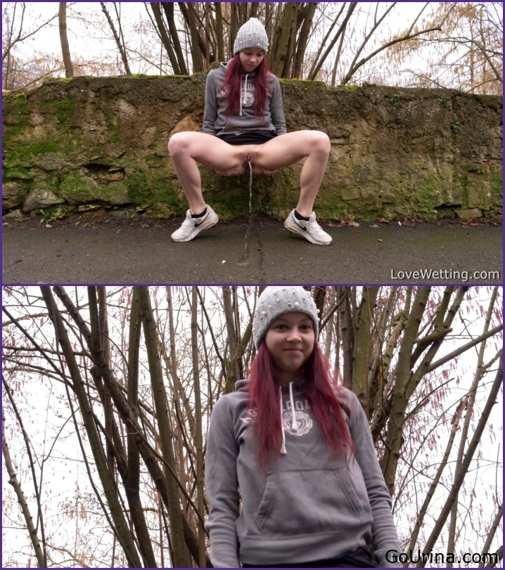 Wet Babe Control - Pissing scene 3., Akira Rose, juicy pee - 2025