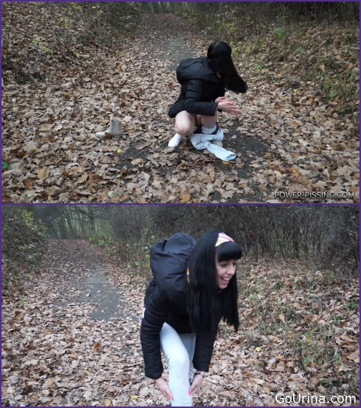 Urine Queen, Annie Power Piss On Forest Road, MPEG-4, 101 MB, 2025, pee flood
