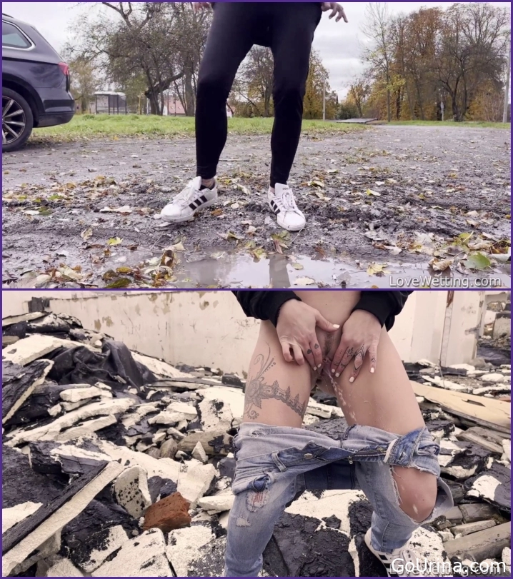 Public Relief, Pissing scene 47. November 2025, MPEG-4, Claudia, 208 MB, 2025, pissing habit