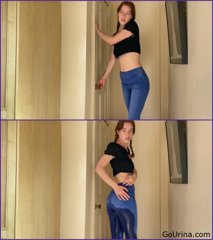 Peachypoppy - Shapely Babe Extreme Desperate, Piss Through Jeans